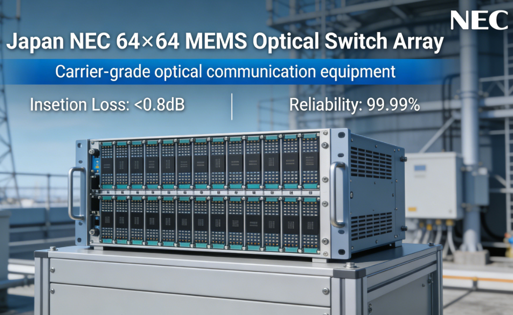 optical switches NEC 64x64 MEMS switch telecommunications-Guangxi Coreray Optical Communication optical switches NEC 64x64 MEMS switch telecommunications-Guangxi Coreray Optical Communication