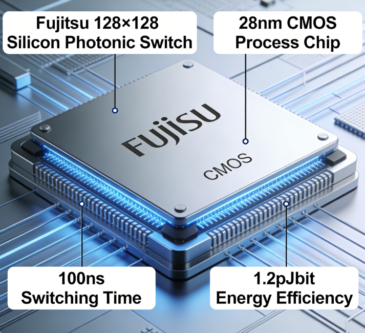 optical switches Fujitsu silicon photonics 128x128 data center-Guangxi Coreray Optical Communication optical switches Fujitsu silicon photonics 128x128 data center-Guangxi Coreray Optical Communication