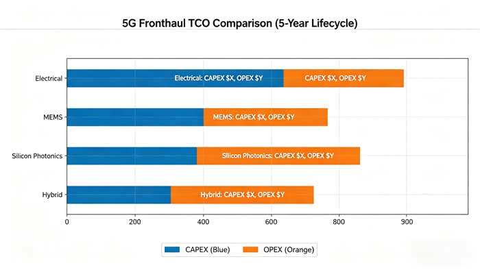 optical switches 5G fronthaul TCO CAPEX OPEX-Guangxi Coreray Optical Communication