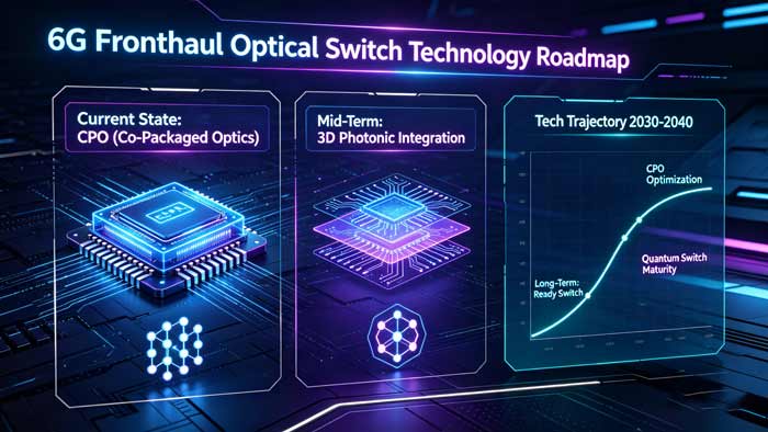 optical switches 6G fronthaul technology roadmap CPO-Guangxi Coreray Optical Communication